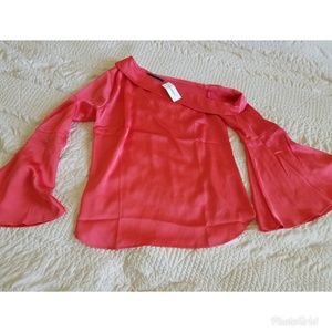 BWT Banana Republic Orange one Shoulder Top